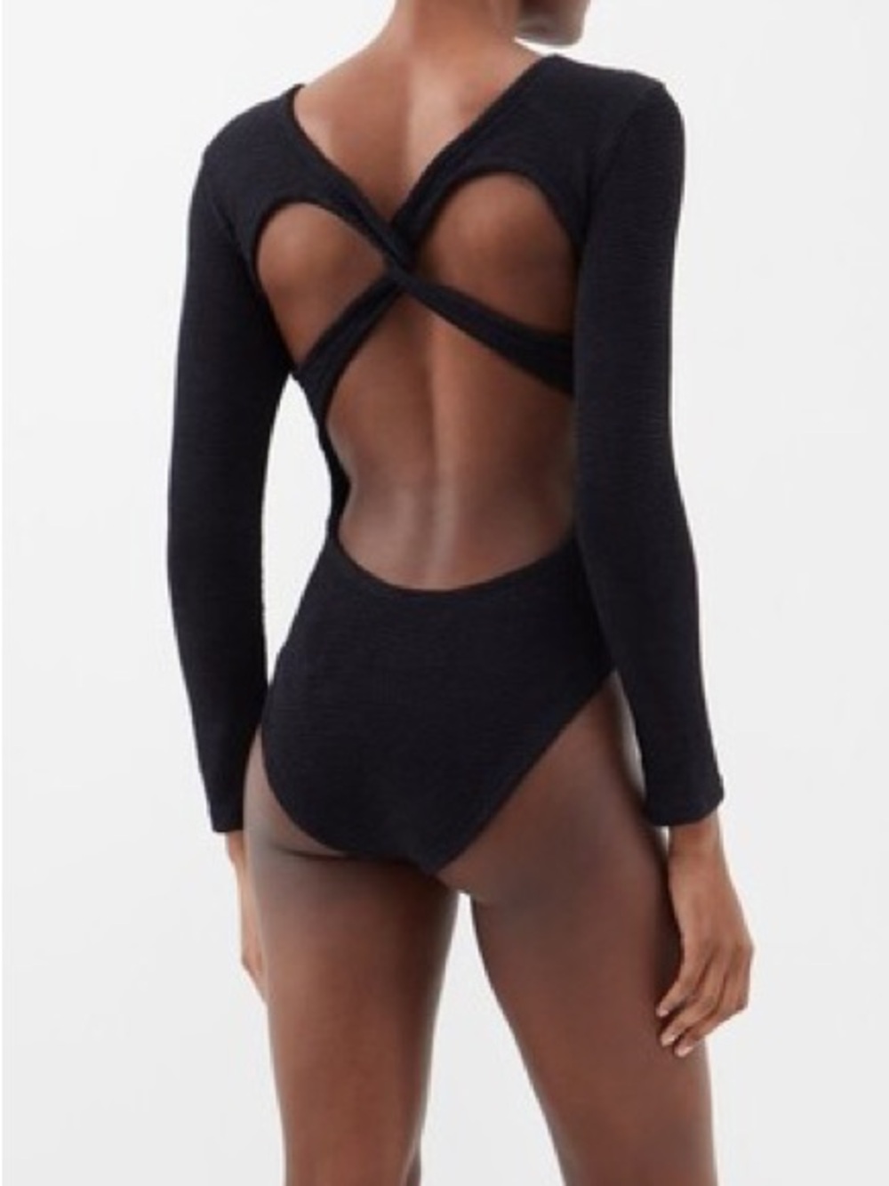 Hunza G Scarlett Cutout-back Swimsuit